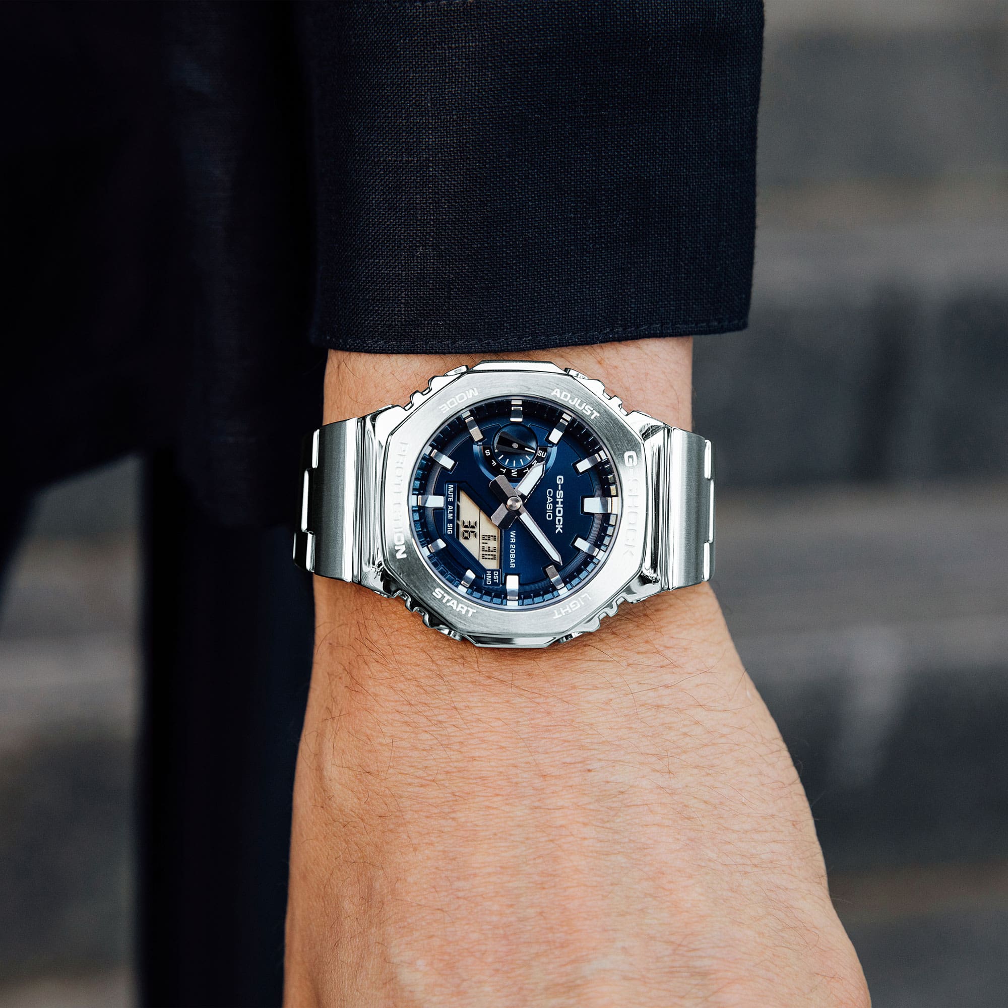 GM2110D-2B | Navy Blue Steel Watch: Metal G-SHOCK | Casio G-SHOCK - Casio