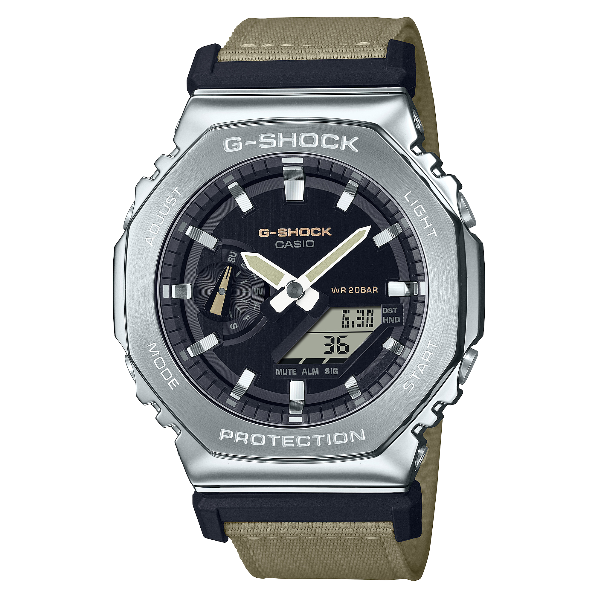 GM2100C-5A | G-SHOCK G-STEEL Silver - Casio