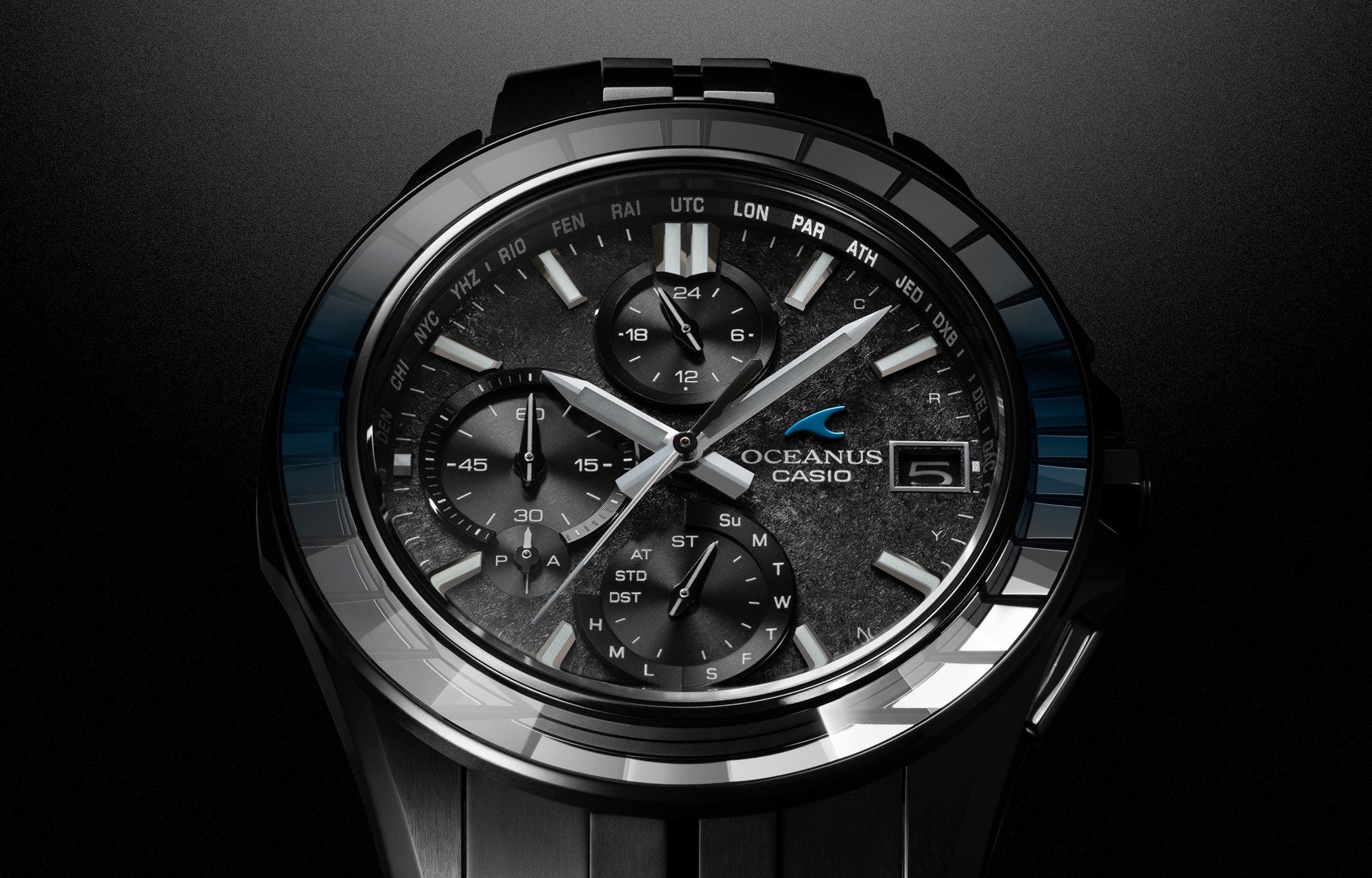 OCWS7000CN1A | OCEANUS Manta Black - Casio