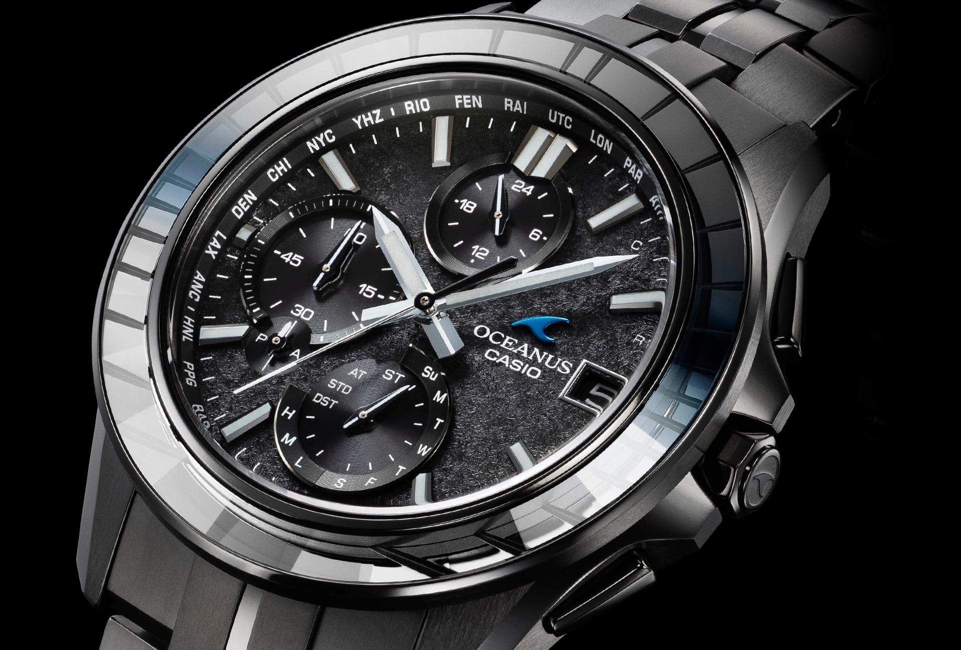 OCWS7000CN1A | OCEANUS Manta Black - Casio