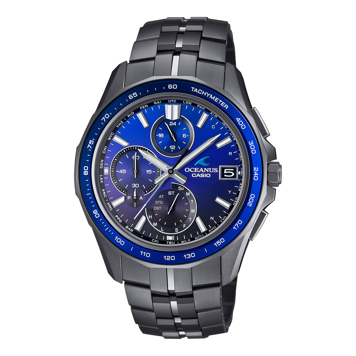 OCWS7000B-2A | OCEANUS Manta Blue, Light blue - Casio