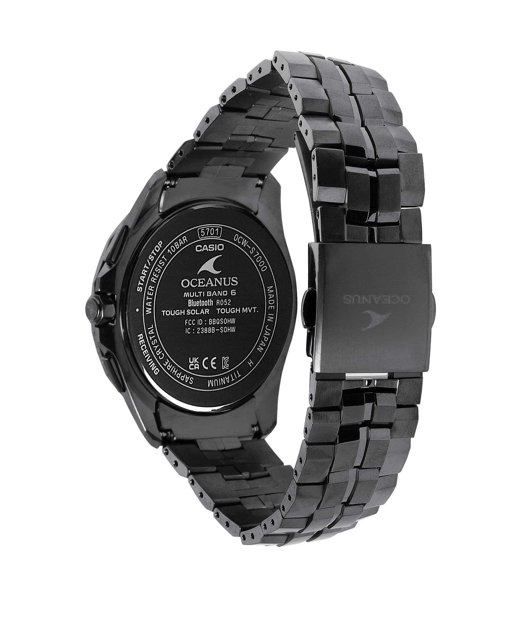 OCWS7000B-2A | OCEANUS Manta Blue, Light blue - Casio