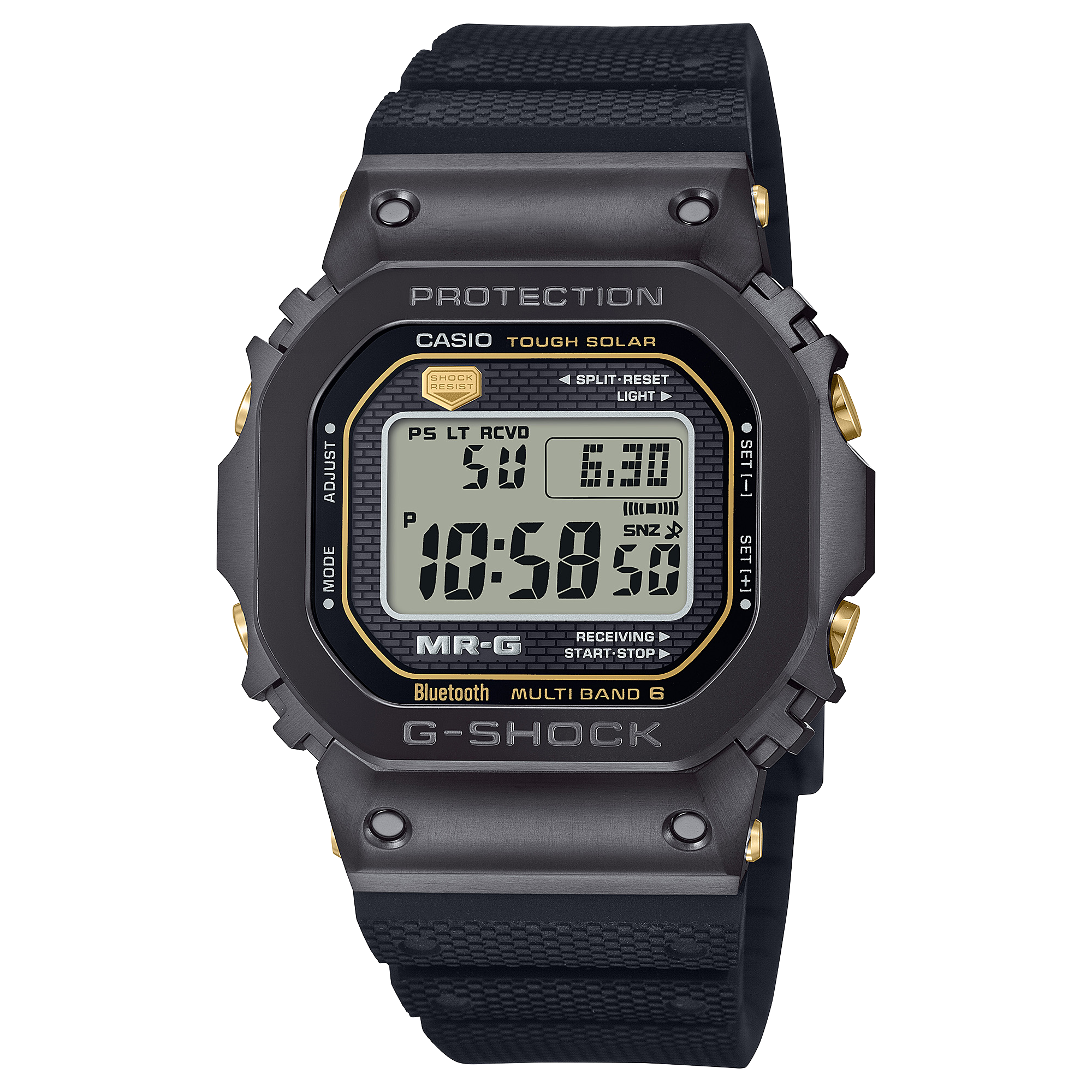 MRGB5000R-1 | Titanium Alloy High End MR-G Black & Gold Detail Watch | Casio G- SHOCK - Casio