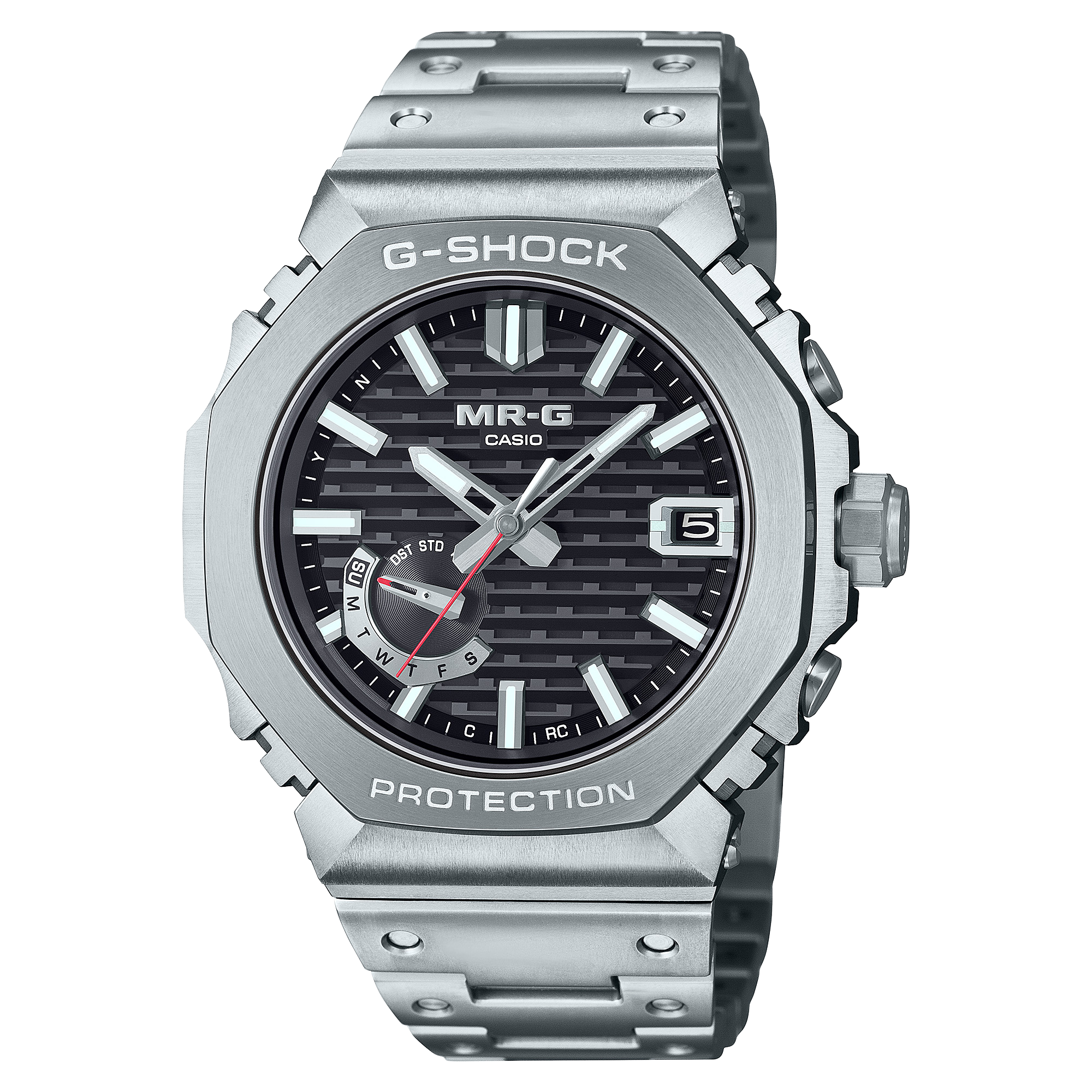 MRGB2100D-1A | Titanium G-SHOCK MRGB2100D-1A: Silver Luxury G-SHOCK | Casio - Casio