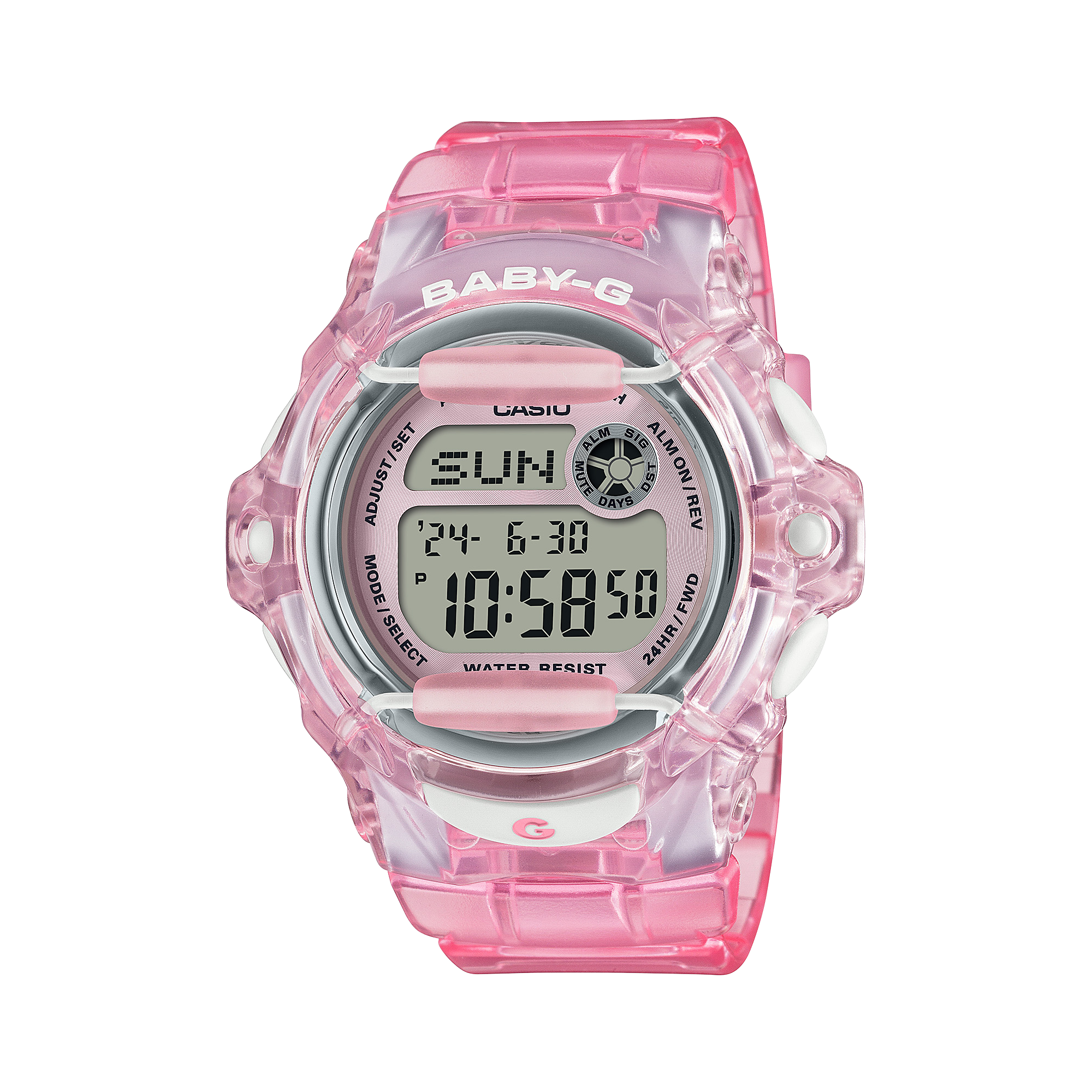 BG169R-4 | BABY-G Transparent Pink Women's Watch - Casio