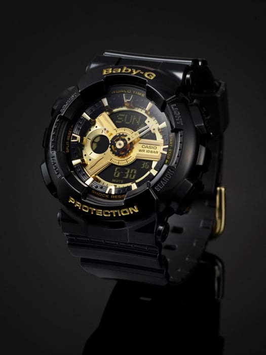 BA110-1A | Women's BABY-G Black Analog Digital Watch - Casio