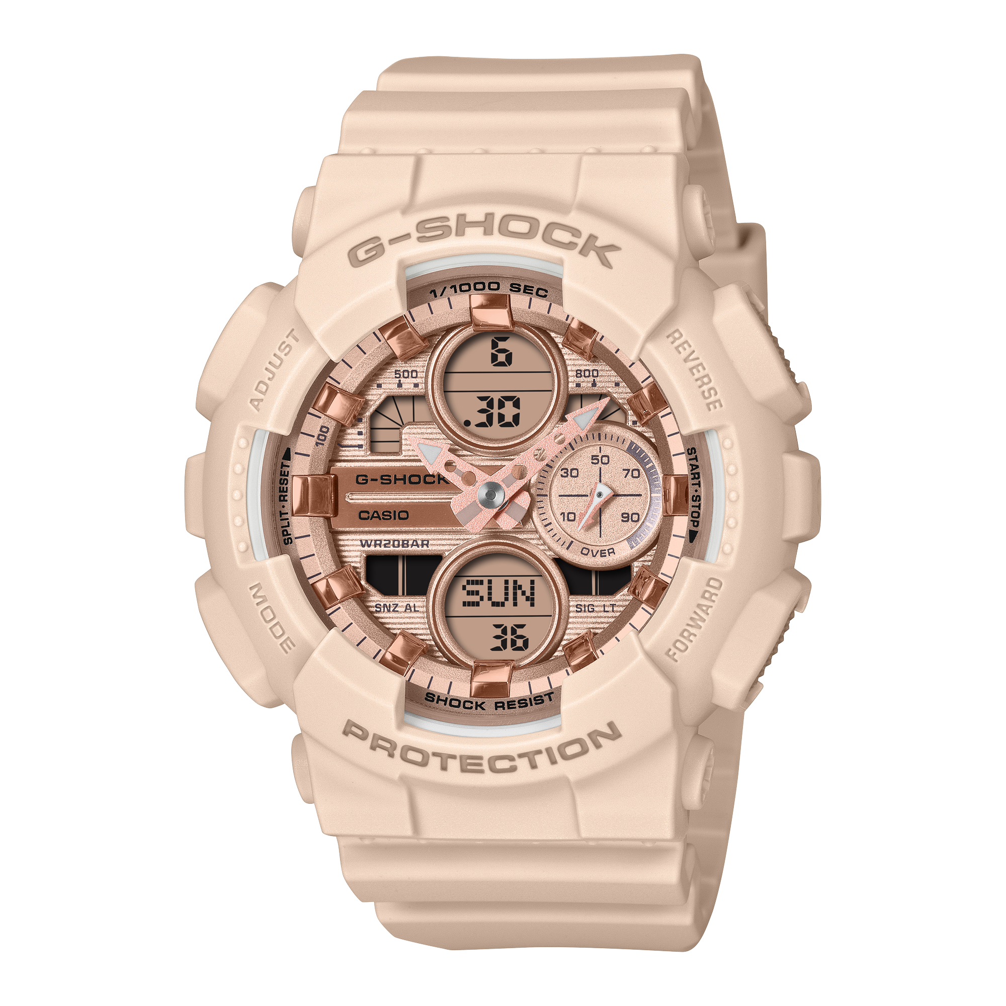 GMAS140PG-4A | G-SHOCK ANALOG-DIGITAL Pink - Casio