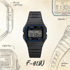 F91W-1 | Casio Classic Digital Watch - Casio