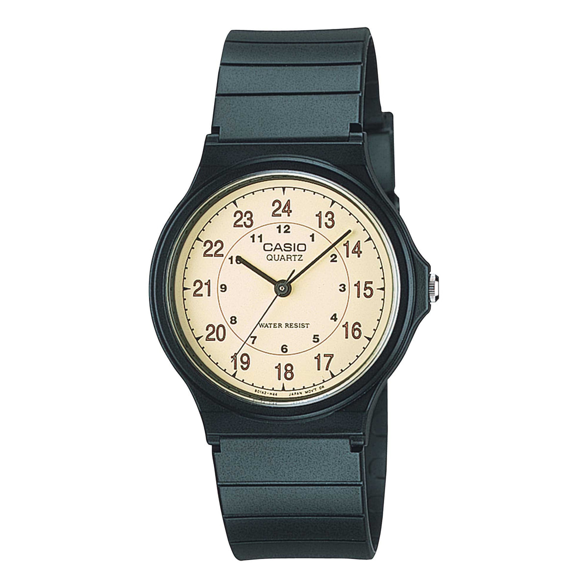 MQ24-9B | Black and Tan Men's Analog Casual Watch - Casio