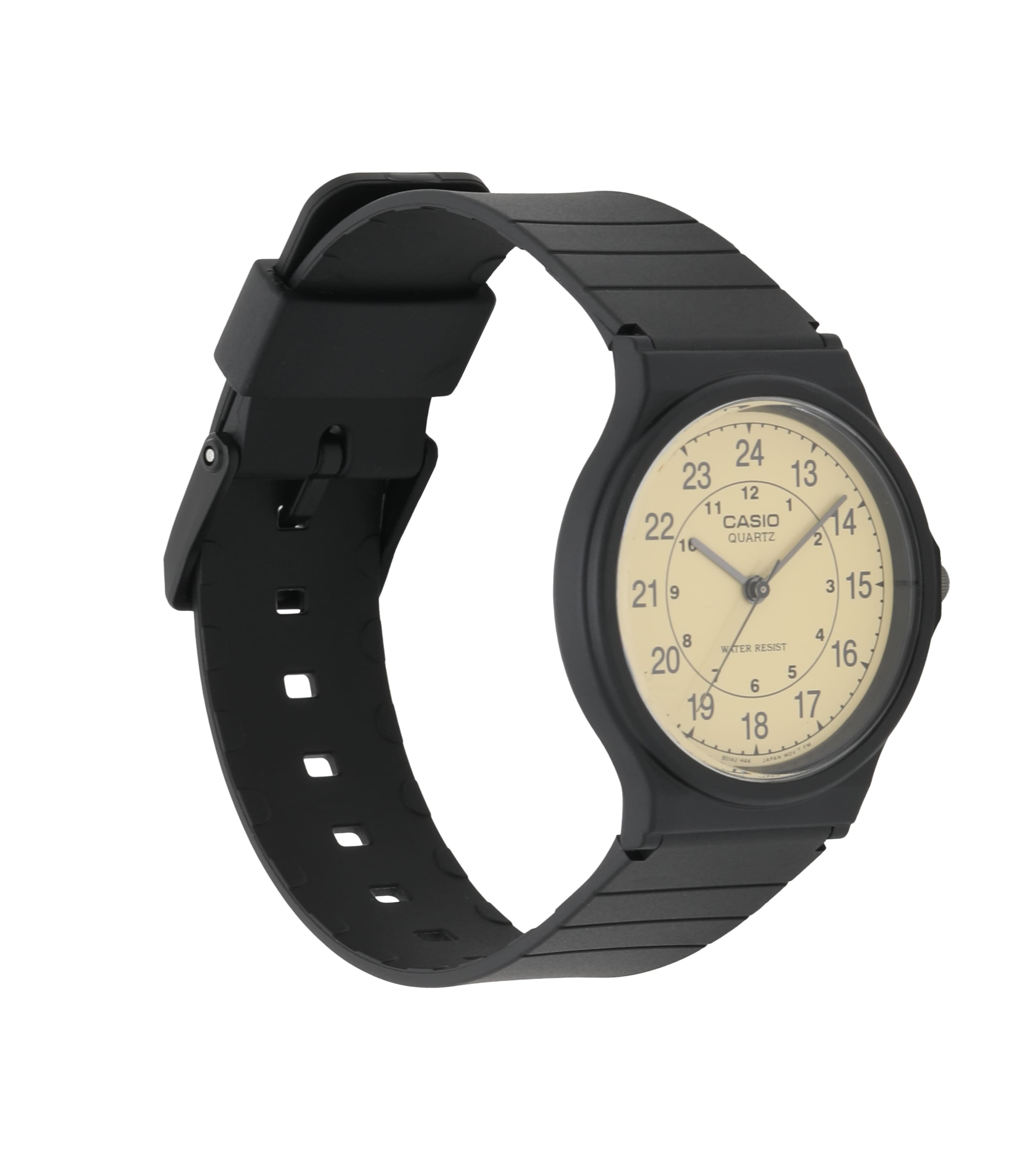 MQ24-9B | Black and Tan Men's Analog Casual Watch - Casio