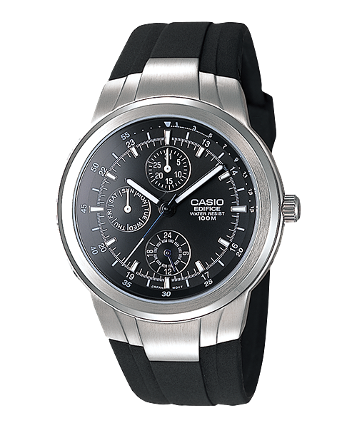 EF305-1AV | Analog Black and Silver Watch - Casio