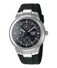 EF305-1AV | Analog Black and Silver Watch - Casio