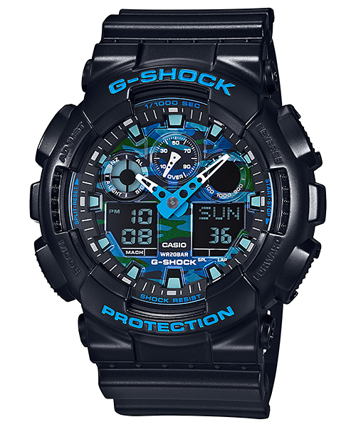 GA100CB-1A | Analog-Digital Black Men's Watch G-SHOCK - Casio