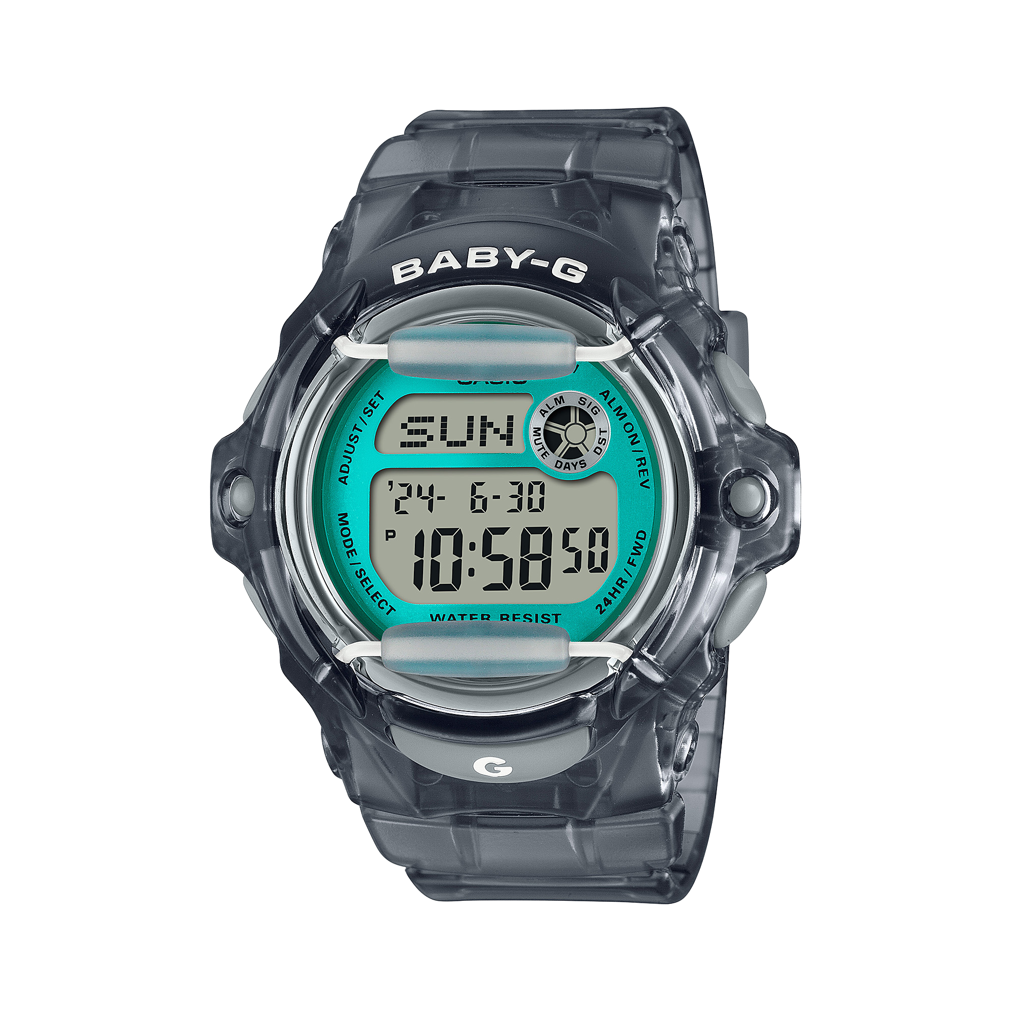 BG169R-8B | BABY-G Women's Clear Grey Watch - Casio
