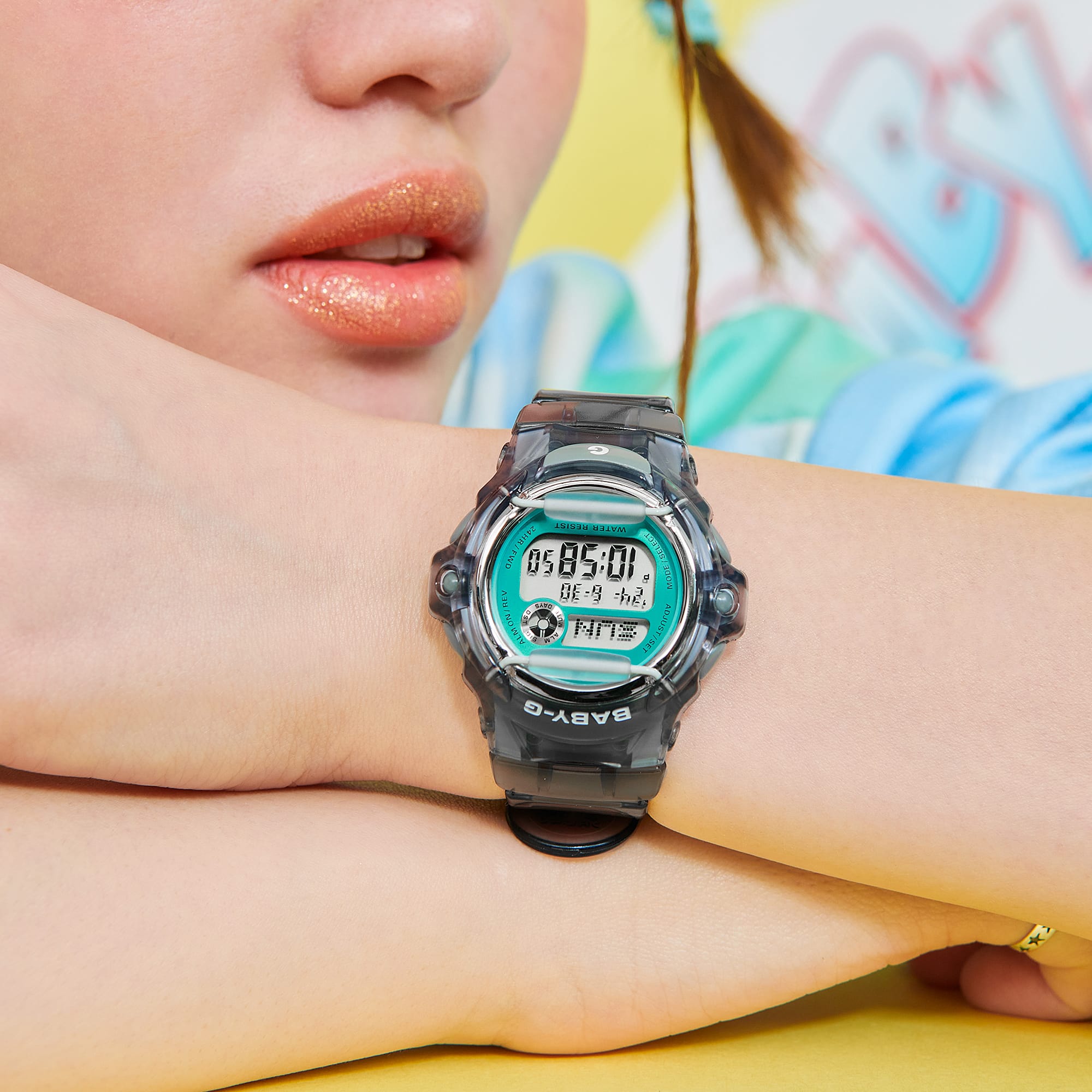 BG169R-8B | BABY-G Women's Clear Grey Watch - Casio