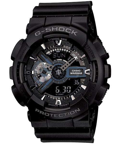 GA110-1B | Analog-Digital Black Men's Watch G-SHOCK - Casio