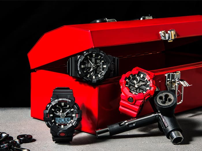 GA700-4A | Red Analog-digital Women's Watch - G-SHOCK - Casio