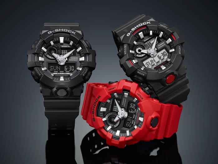 GA700-4A | Red Analog-digital Women's Watch - G-SHOCK - Casio