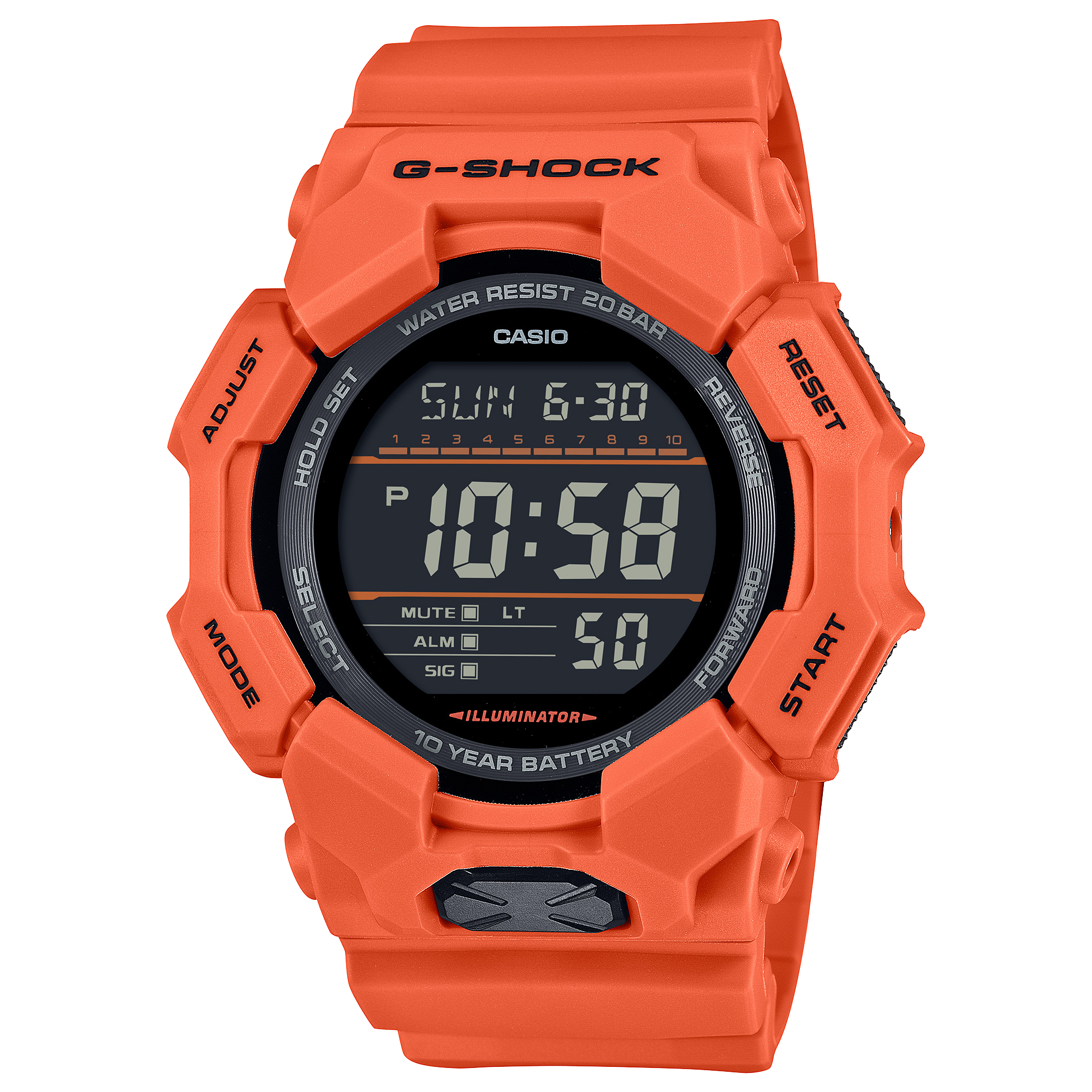 GD010-4 | G-SHOCK DIGITAL Red - Casio