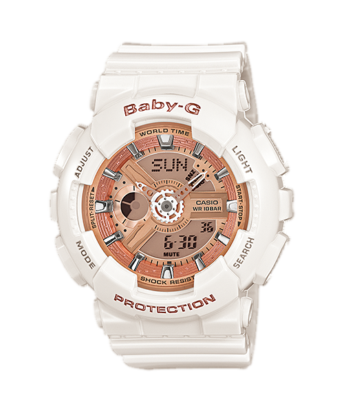 BA110-7A1 | Women's BABY-G All White Digital Watch - Casio