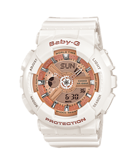 BA110-7A1 | Women's BABY-G All White Digital Watch - Casio