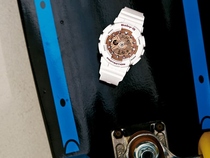 BA110-7A1 | Women's BABY-G All White Digital Watch - Casio