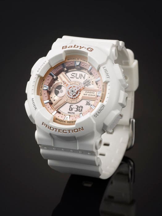 BA110-7A1 | Women's BABY-G All White Digital Watch - Casio