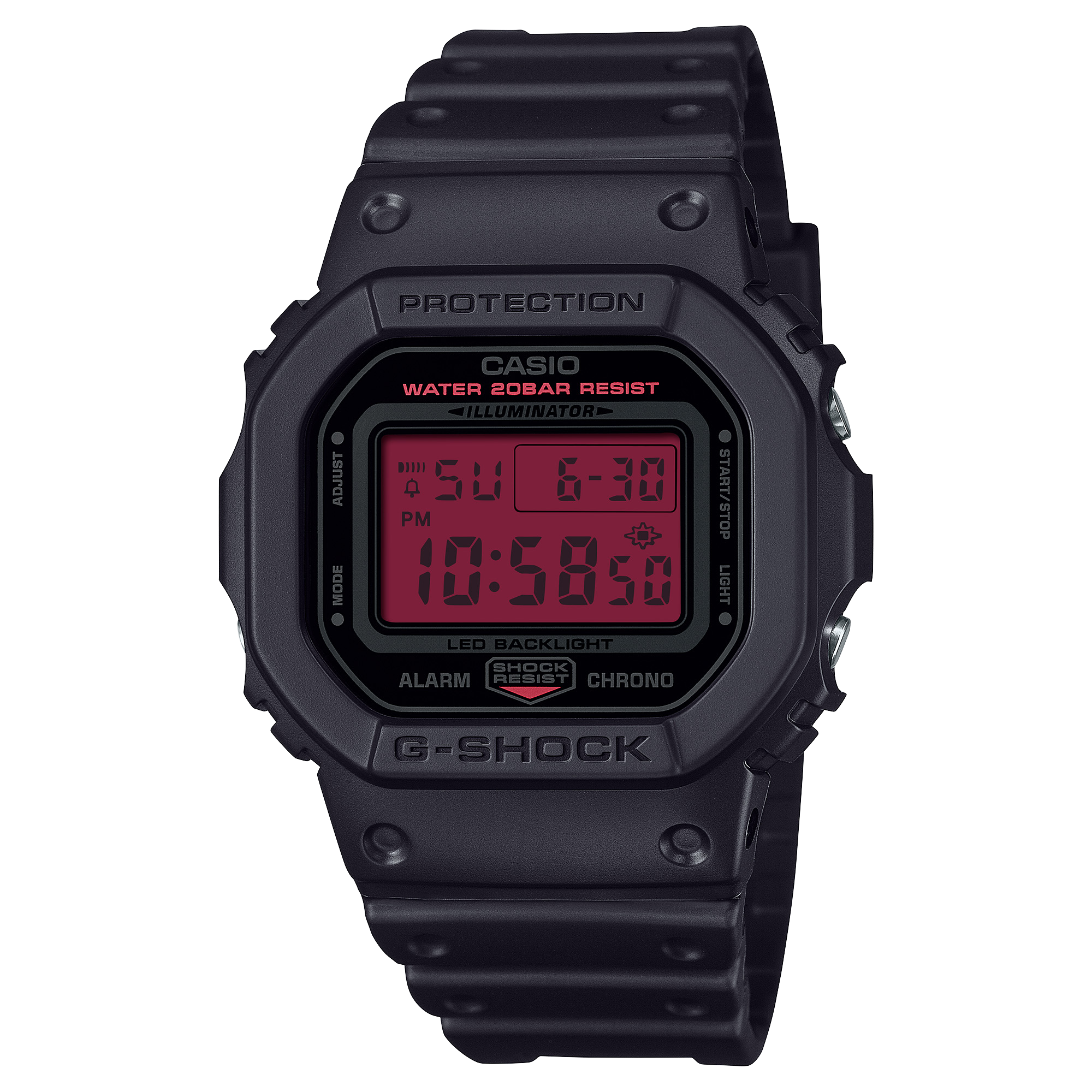 DW5600BBR-1 | G-SHOCK DIGITAL Black - Casio