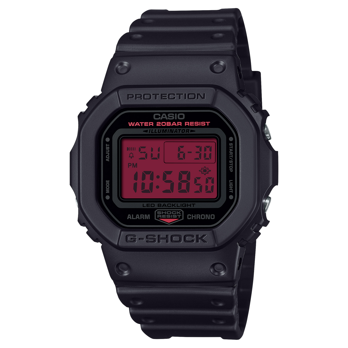 DW5600BBR-1 | G-SHOCK DIGITAL Black - Casio