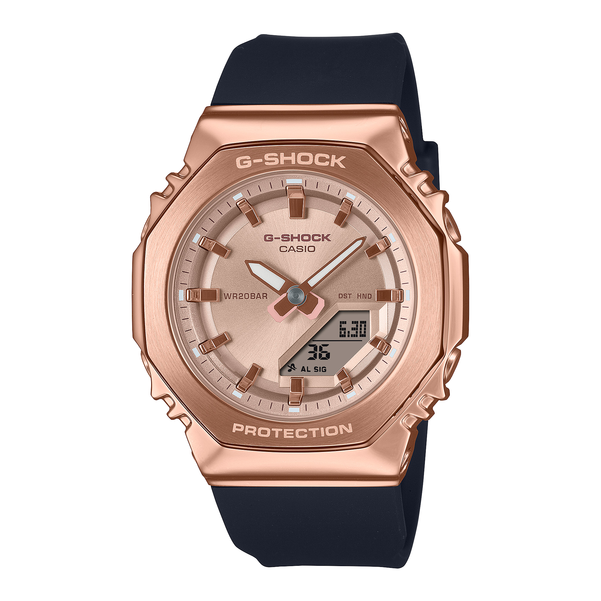 GMS2110PG1A4 | G-SHOCK ANALOG-DIGITAL Pink gold - Casio