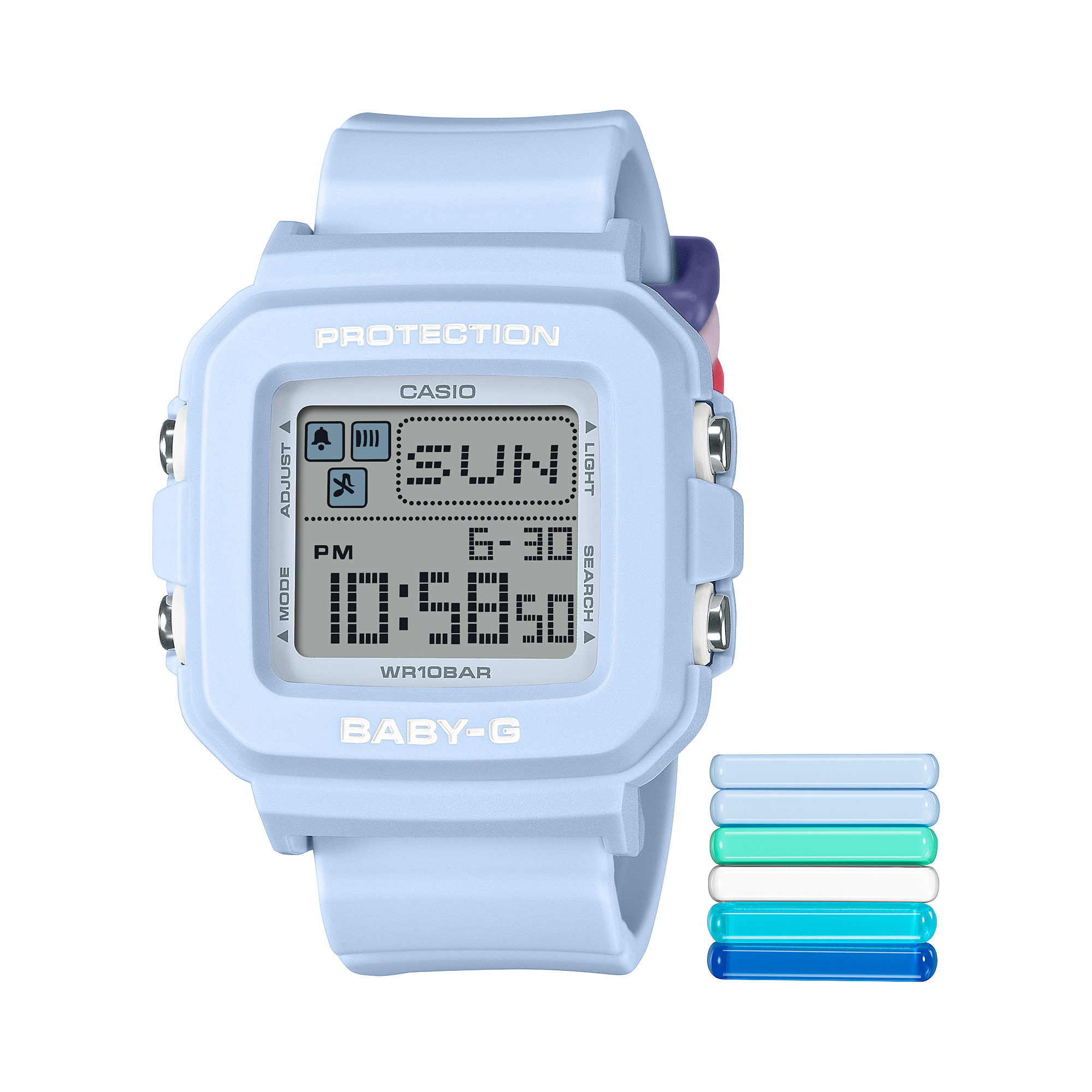 BGD10L-2 | BABY-G DIGITAL Blue, Light blue - Casio