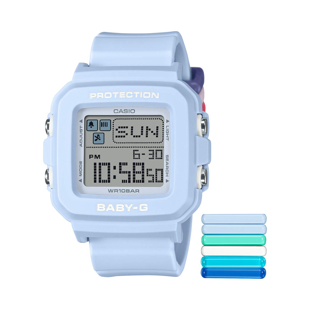 BGD10L-2 | BABY-G DIGITAL Blue, Light blue - Casio