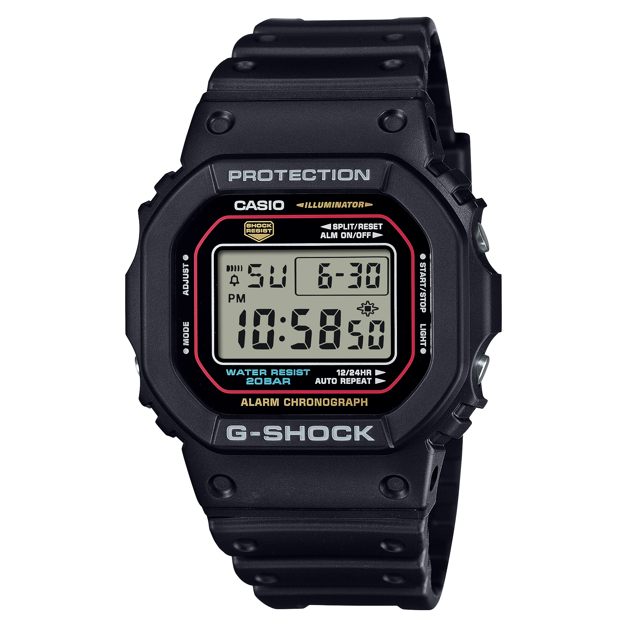 DW5600RL-1 | G-SHOCK DIGITAL Black - Casio