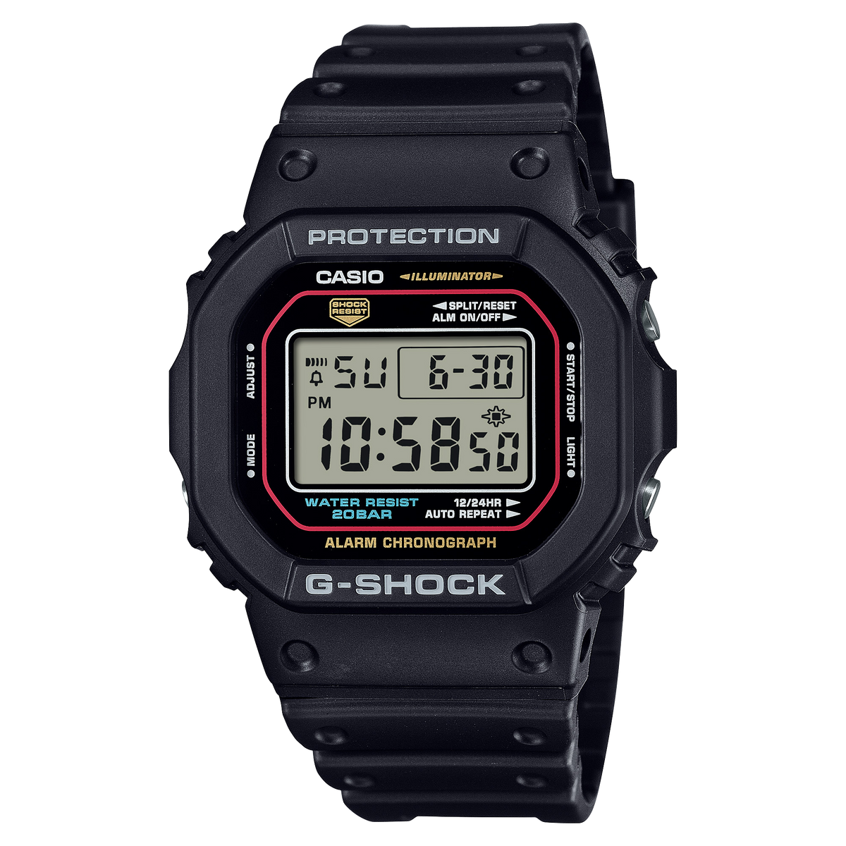 DW5600RL-1 | G-SHOCK DIGITAL Black - Casio