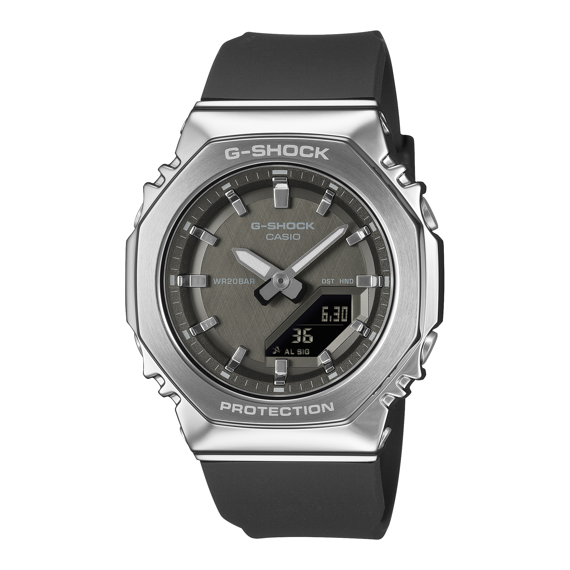 GMS2110-1A1 | G-SHOCK ANALOG-DIGITAL Silver - Casio