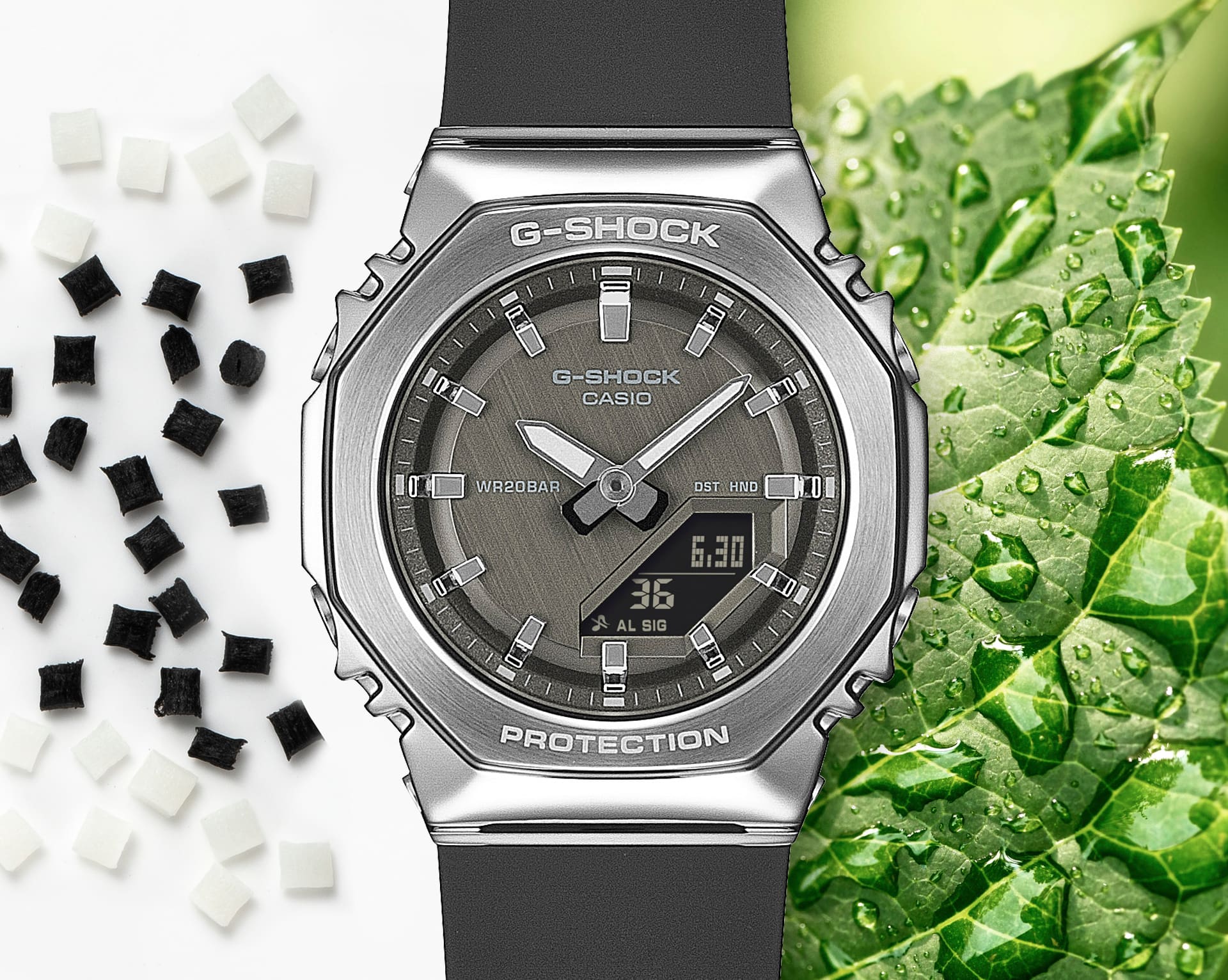 GMS2110-1A1 | G-SHOCK ANALOG-DIGITAL Silver - Casio