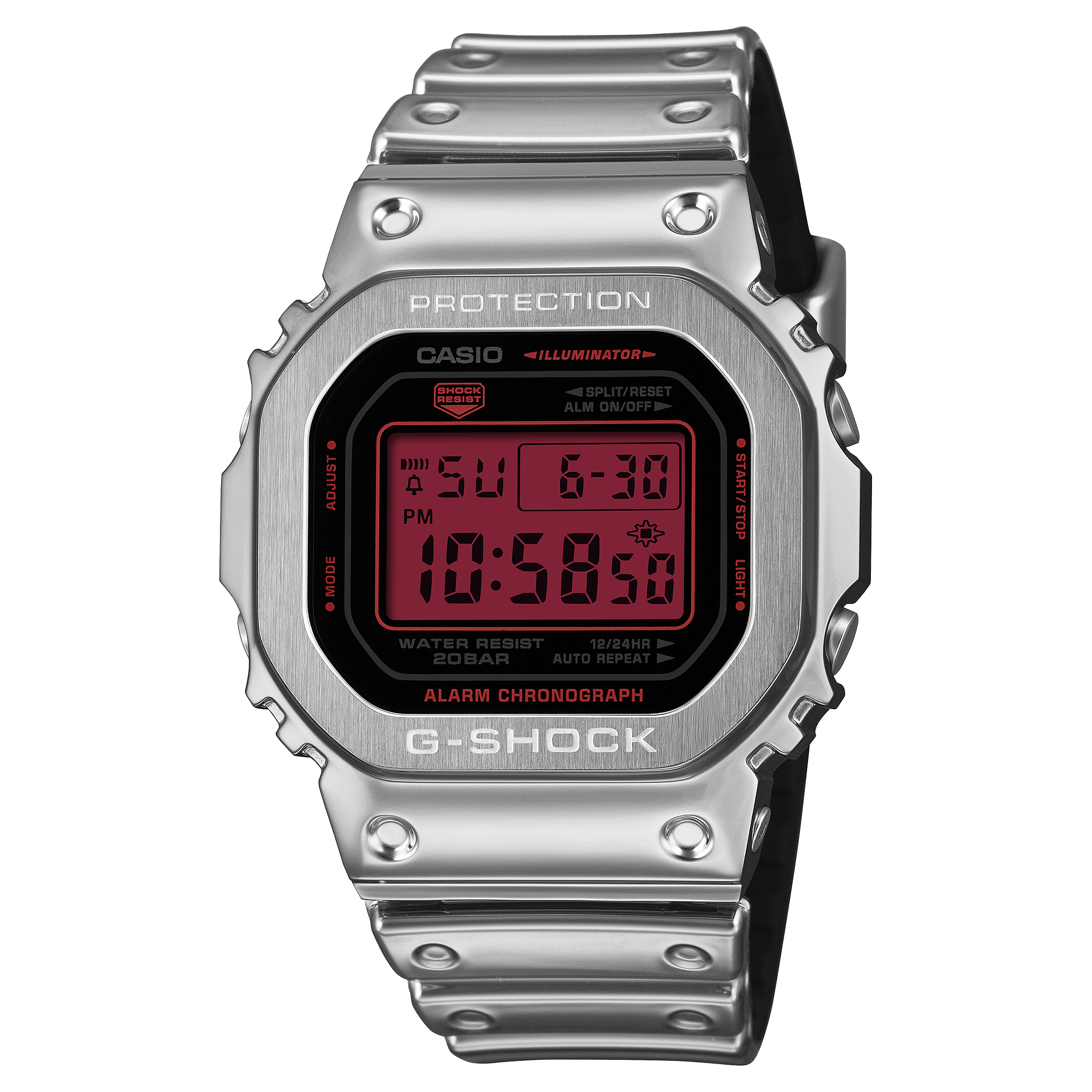 GM5600YRA-8 | G-SHOCK DIGITAL Silver - Casio