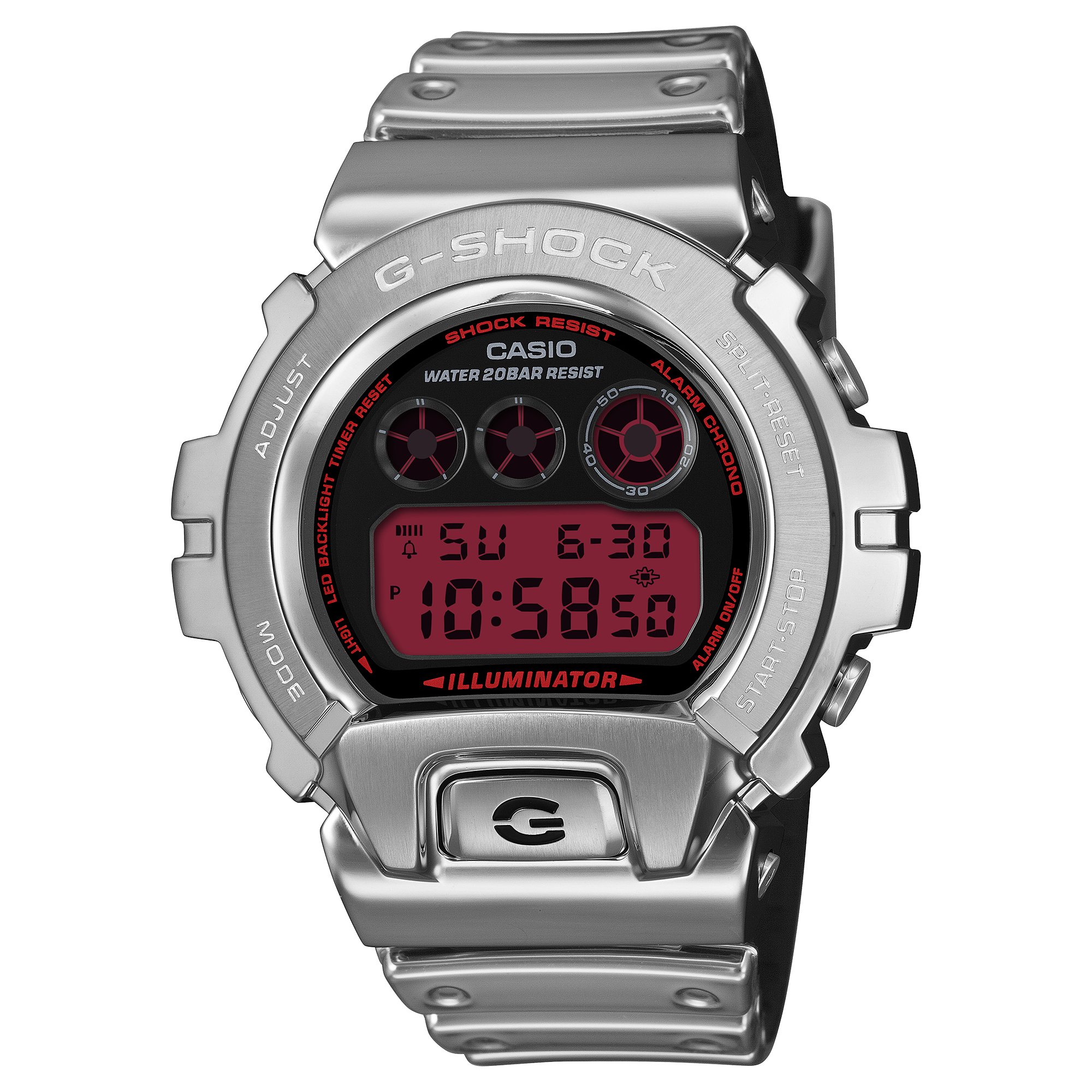 GM6900YRA-8 | G-SHOCK DIGITAL Silver - Casio