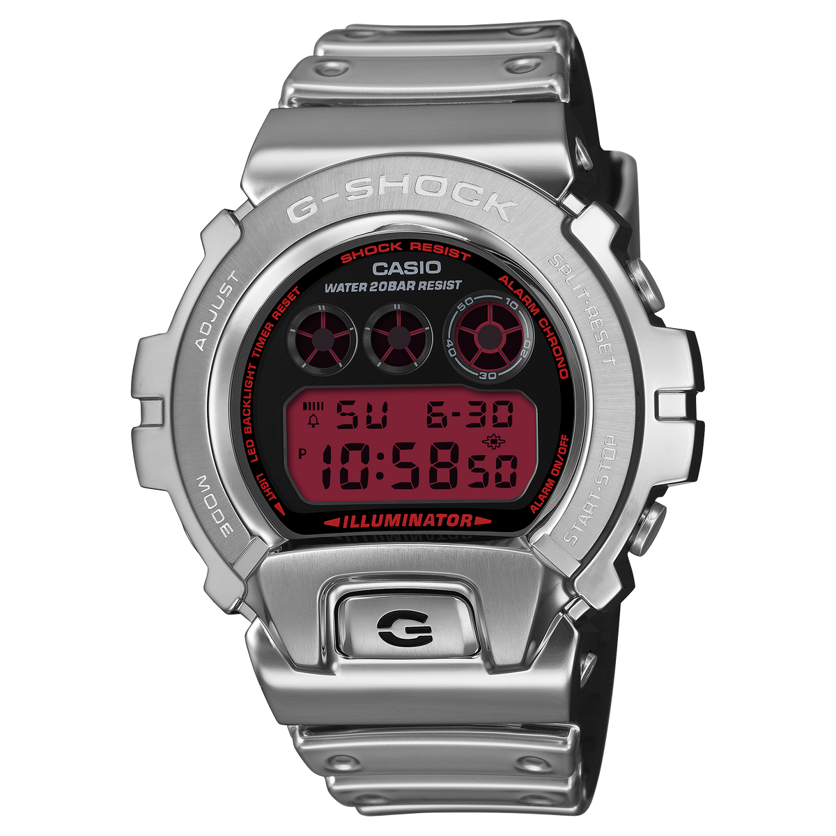 GM6900YRA-8 | G-SHOCK DIGITAL Silver - Casio