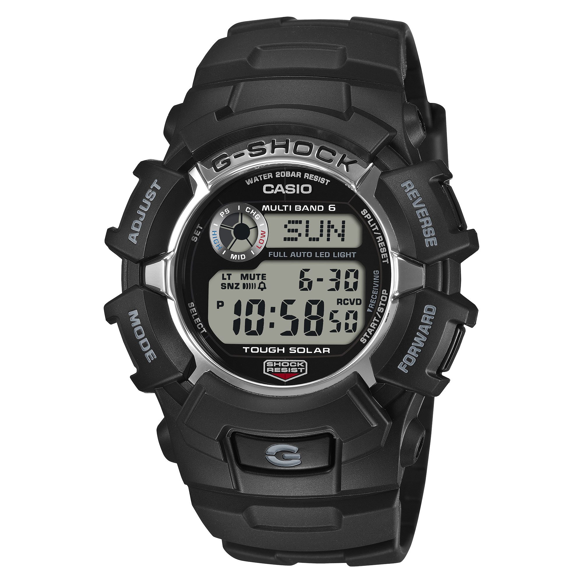 GW2310U-1 | G-SHOCK DIGITAL Silver - Casio