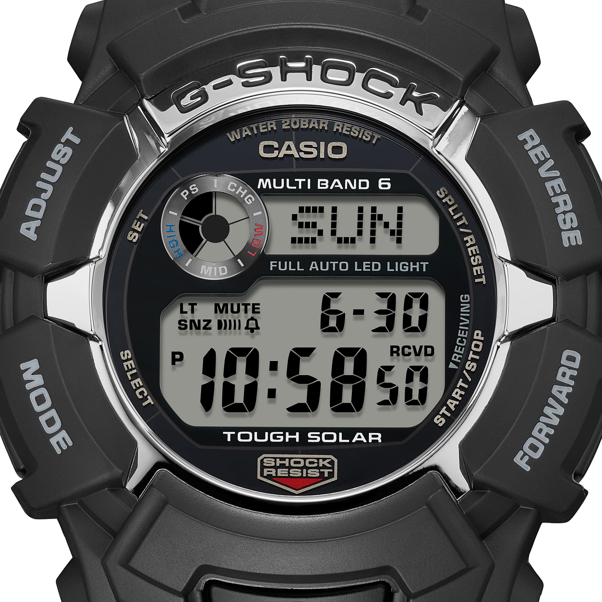 GW2310U-1 | G-SHOCK DIGITAL Silver - Casio