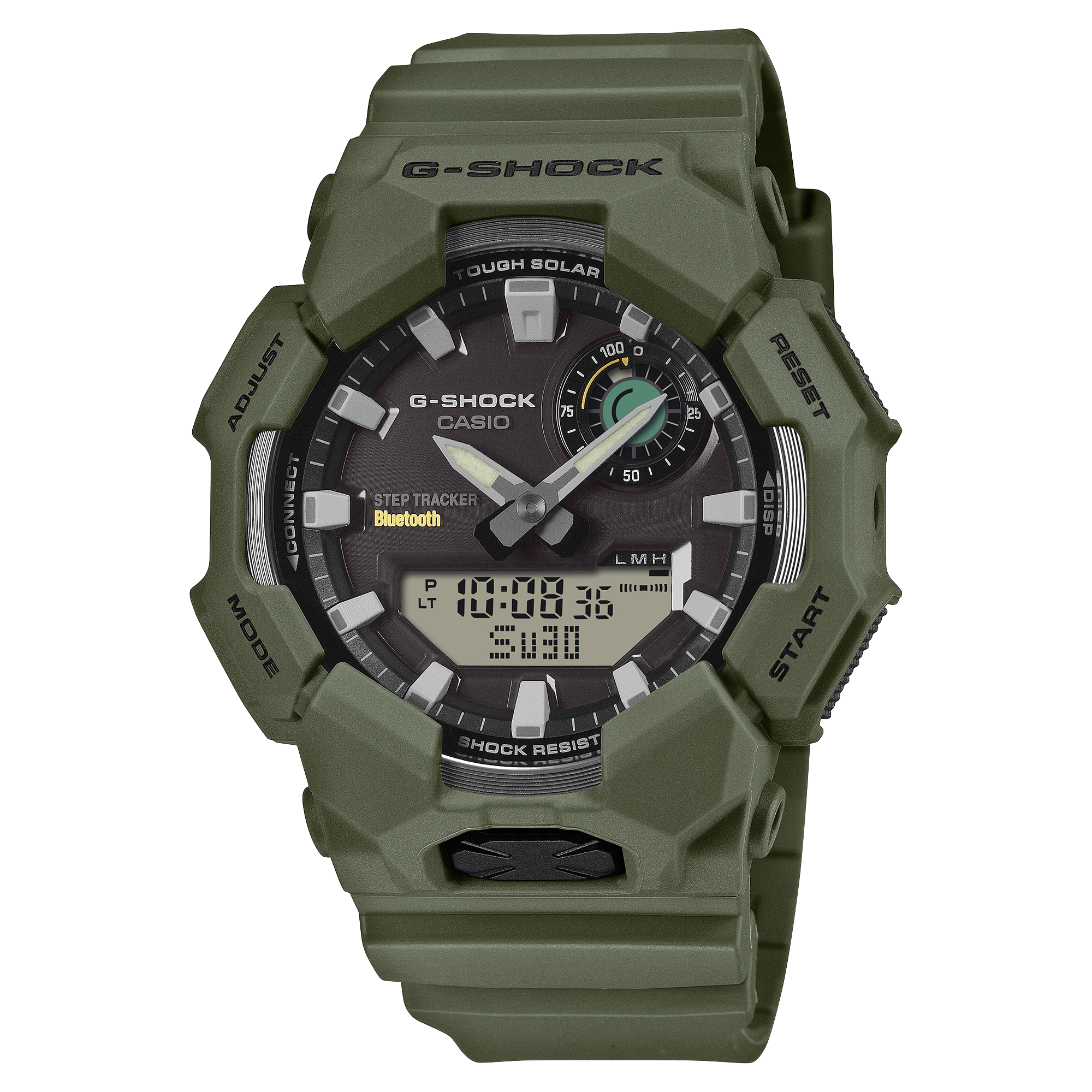 GAB010-3A | G-SHOCK ANALOG-DIGITAL Green - Casio