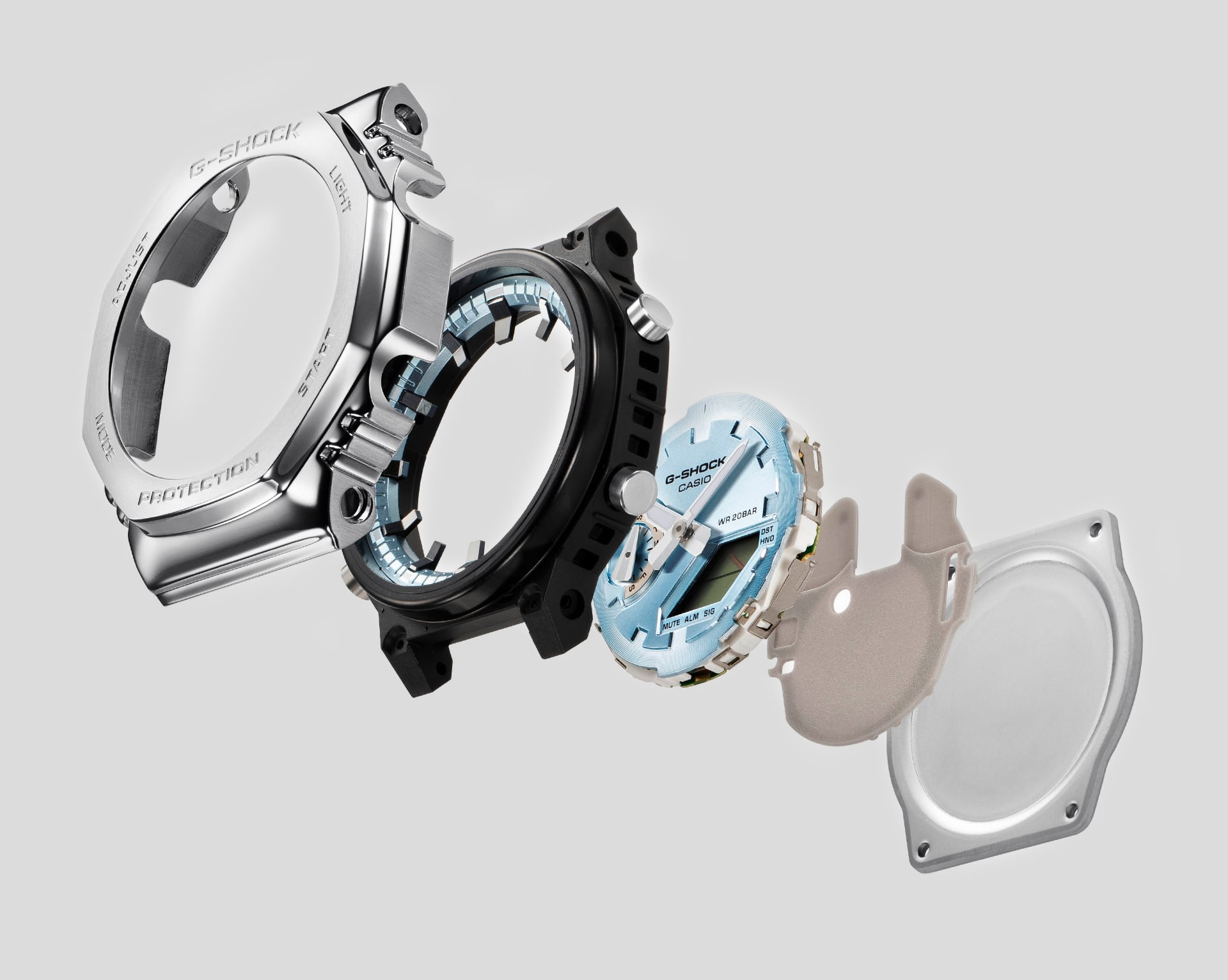 GM2110D-3A1 | G-SHOCK G-STEEL Silver - Casio
