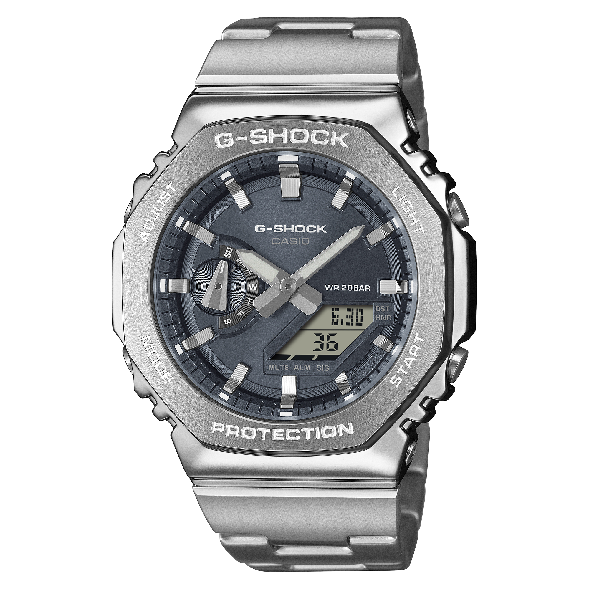 GM2110D-8A | G-SHOCK G-STEEL Silver - Casio