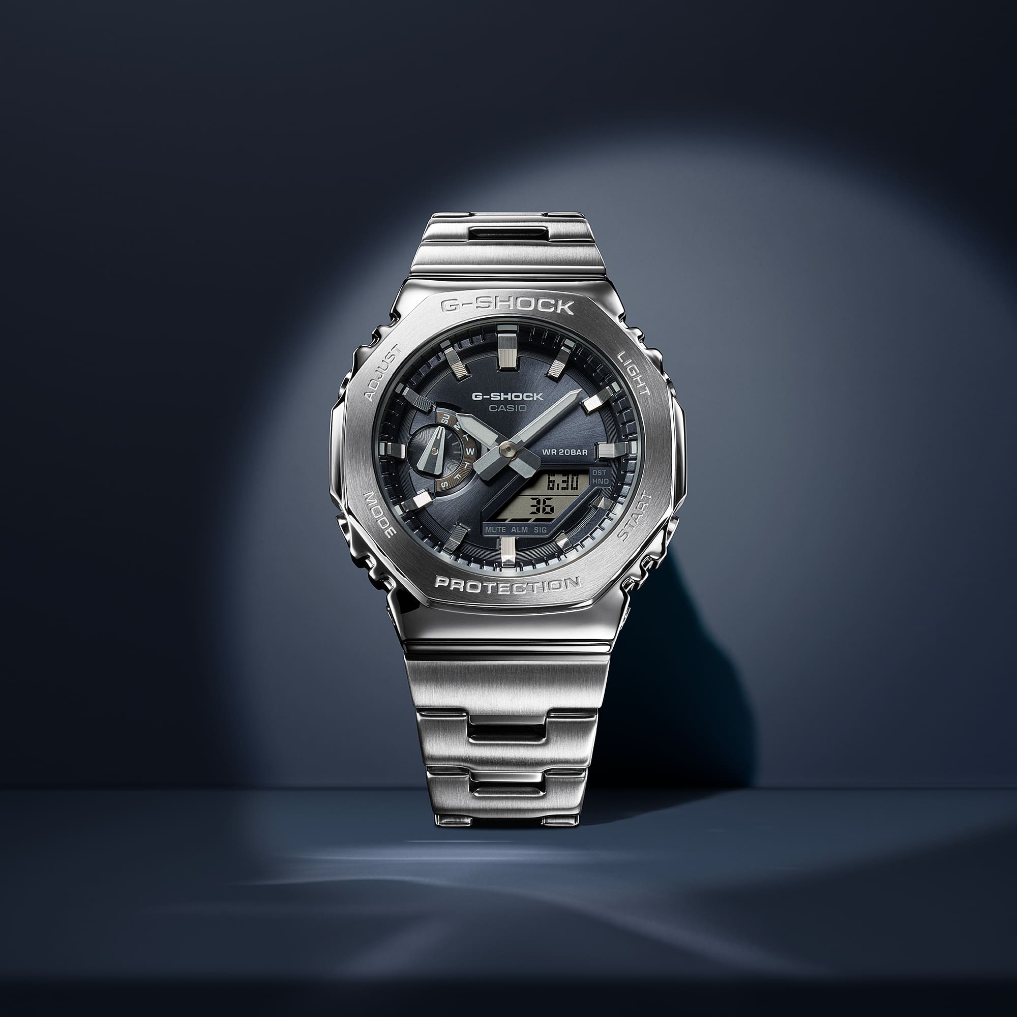 GM2110D-8A | G-SHOCK G-STEEL Silver - Casio