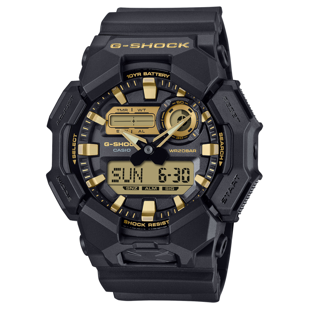 GA010GB-1A9 | G-SHOCK ANALOG-DIGITAL Black - Casio