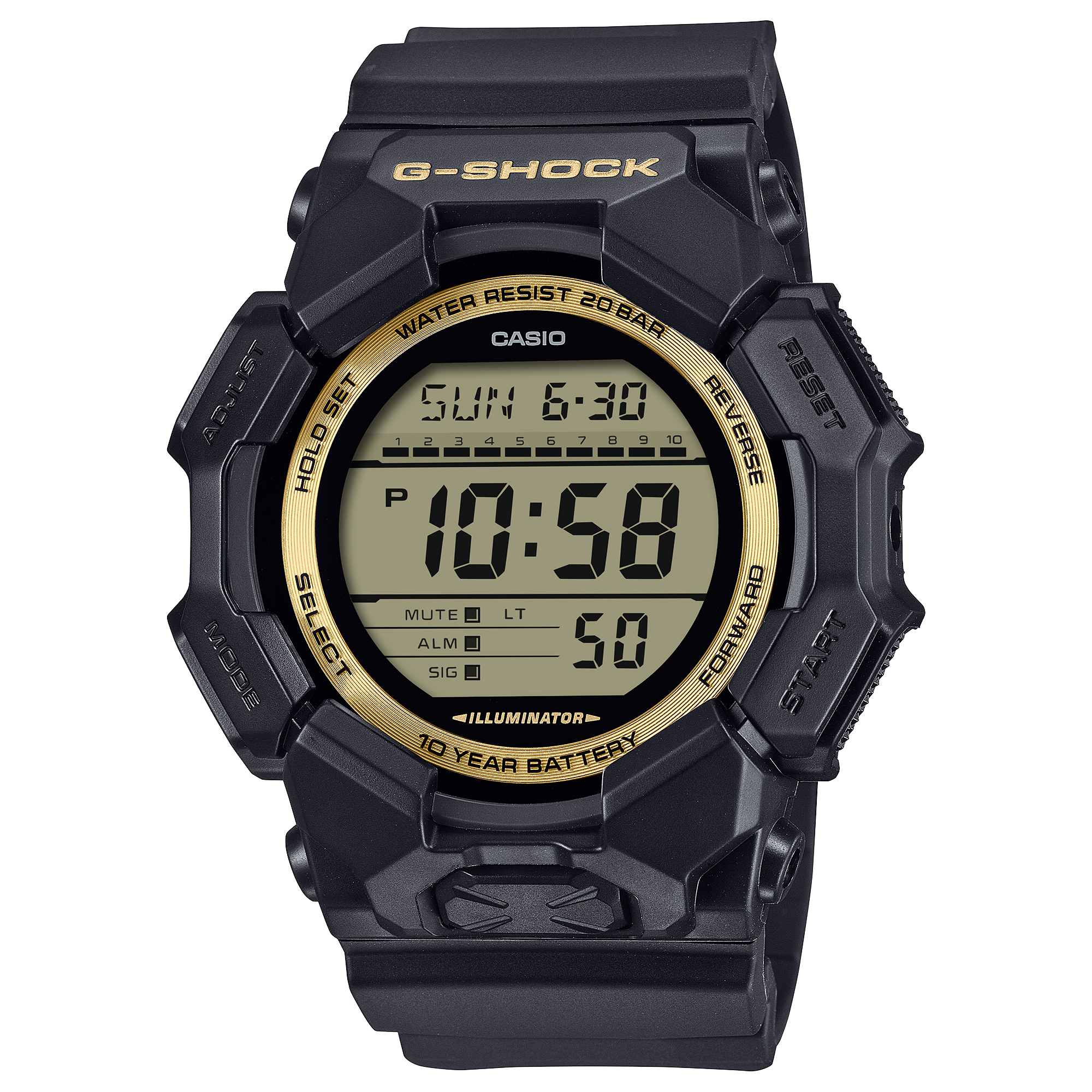 GD010GB-1A9 | G-SHOCK DIGITAL Black - Casio