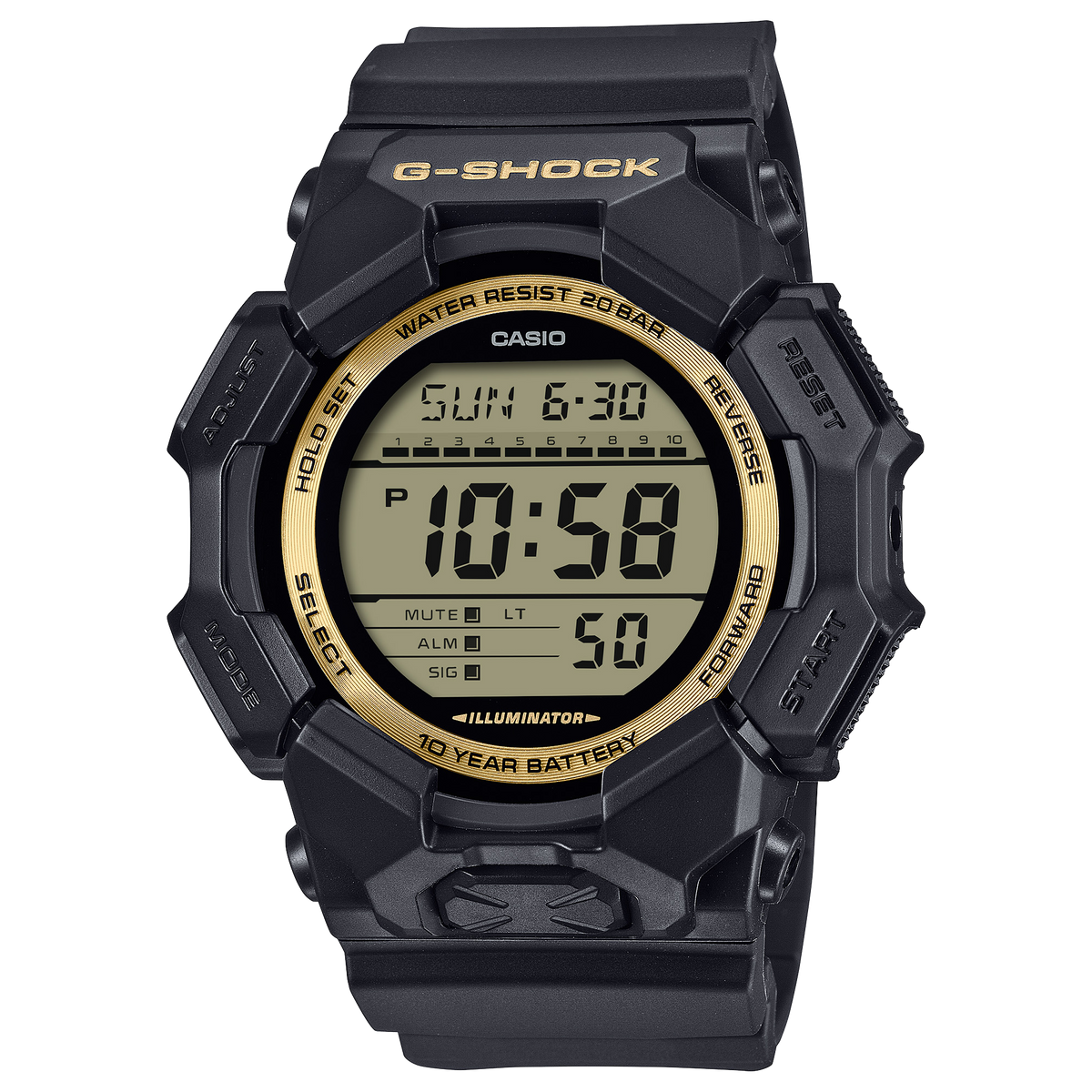 GD010GB-1A9 | G-SHOCK DIGITAL Black - Casio