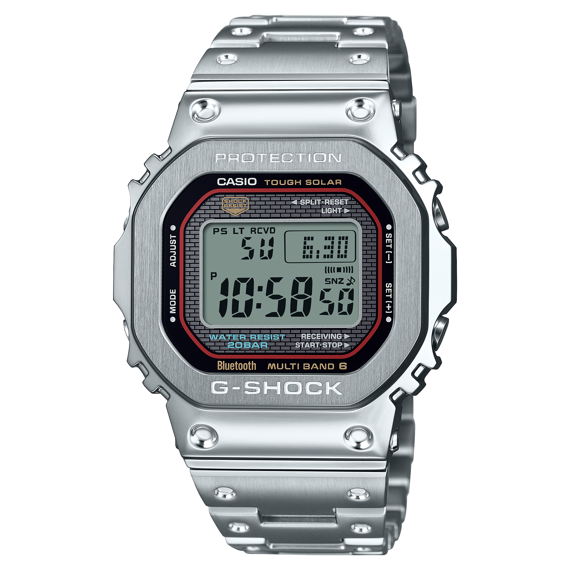 GMWB5000D-1C | G-SHOCK FULL METAL Silver - Casio
