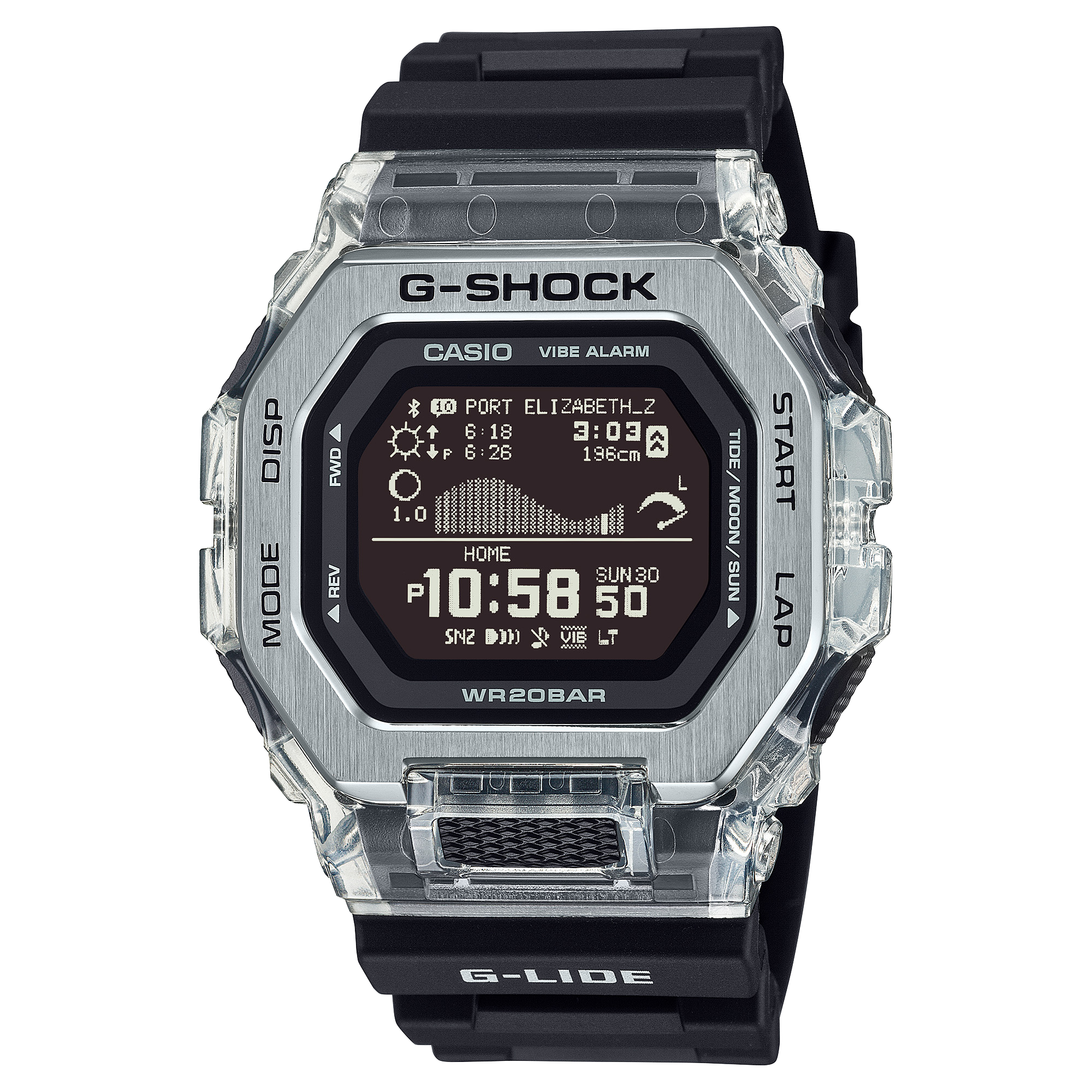 GBX100S-1 | G-SHOCK G-LIDE Silver - Casio